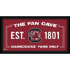 South Carolina Gamecocks Framed 10'' x 20'' Fan Cave Collage