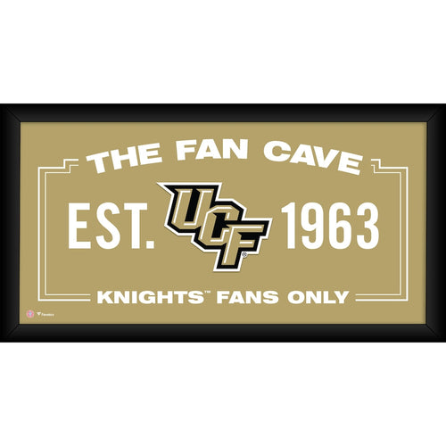 UCF Knights Framed 10'' x 20'' Fan Cave Collage