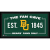Baylor Bears Framed 10'' x 20'' Fan Cave Collage