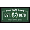 Colorado State Rams Framed 10'' x 20'' Fan Cave Collage
