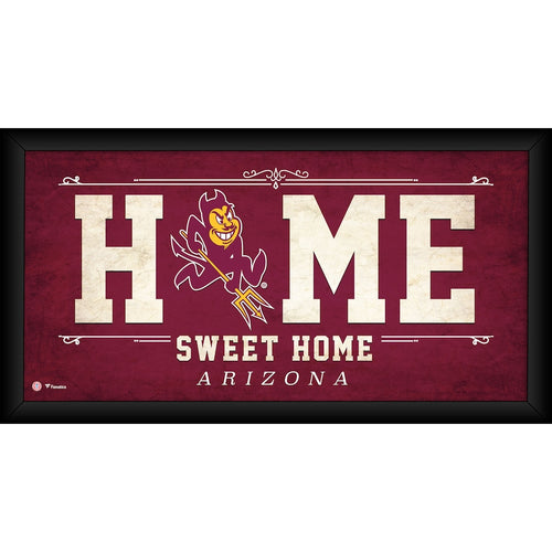 Arizona State Sun Devils Framed 10'' x 20'' Home Sweet Home Collage