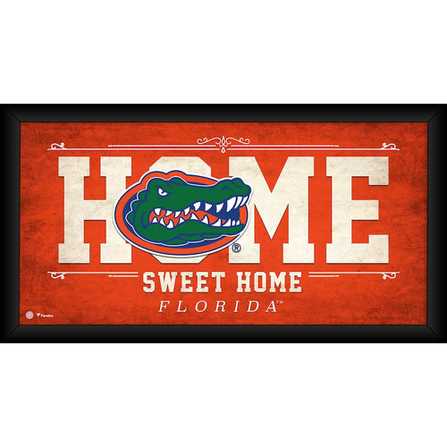 Florida Gators Framed 10'' x 20'' Home Sweet Home Collage