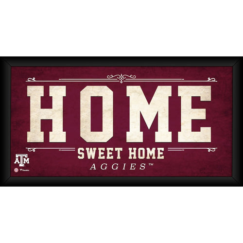 Texas A&M Aggies Framed 10'' x 20'' Home Sweet Home Collage