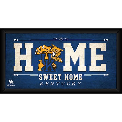 Kentucky Wildcats Framed 10'' x 20'' Home Sweet Home Collage
