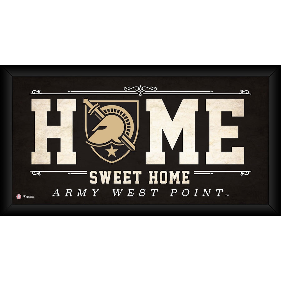 Army Black Knights Framed 10'' x 20'' Home Sweet Home Collage