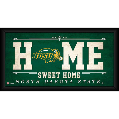 NDSU Bison Framed 10'' x 20'' Home Sweet Home Collage