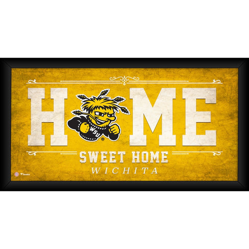 Wichita State Shockers Framed 10'' x 20'' Home Sweet Home Collage