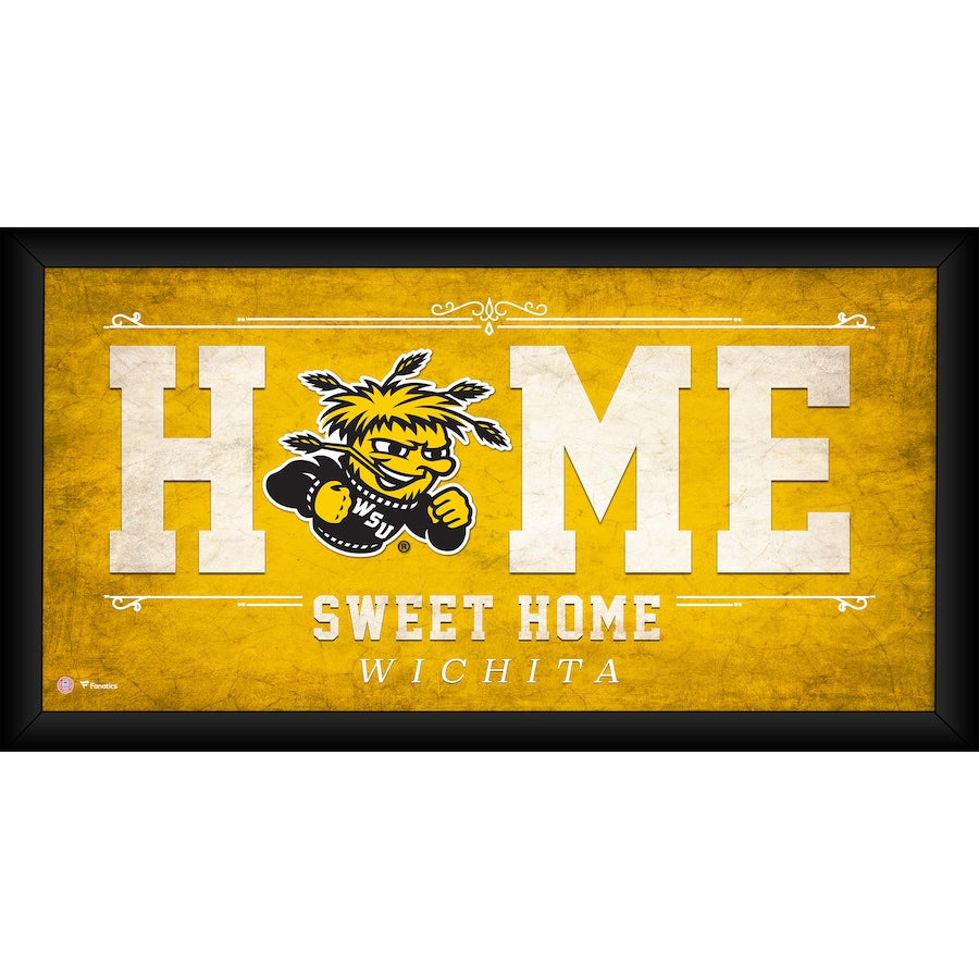 Wichita State Shockers Framed 10'' x 20'' Home Sweet Home Collage