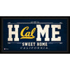 Cal Bears Framed 10'' x 20'' Home Sweet Home Collage