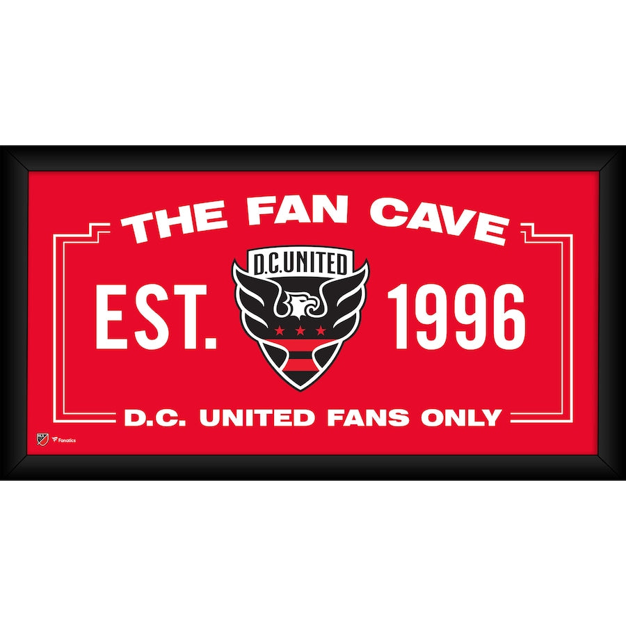 D.C. United Framed 10'' x 20'' Fan Cave Collage