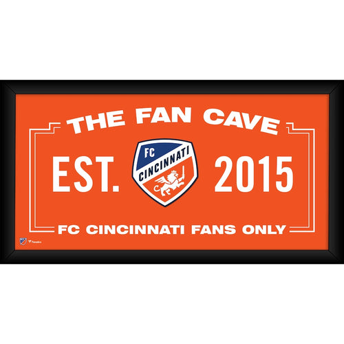 FC Cincinnati Framed 10'' x 20'' Fan Cave Collage
