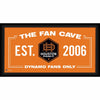 Houston Dynamo Framed 10'' x 20'' Fan Cave Collage