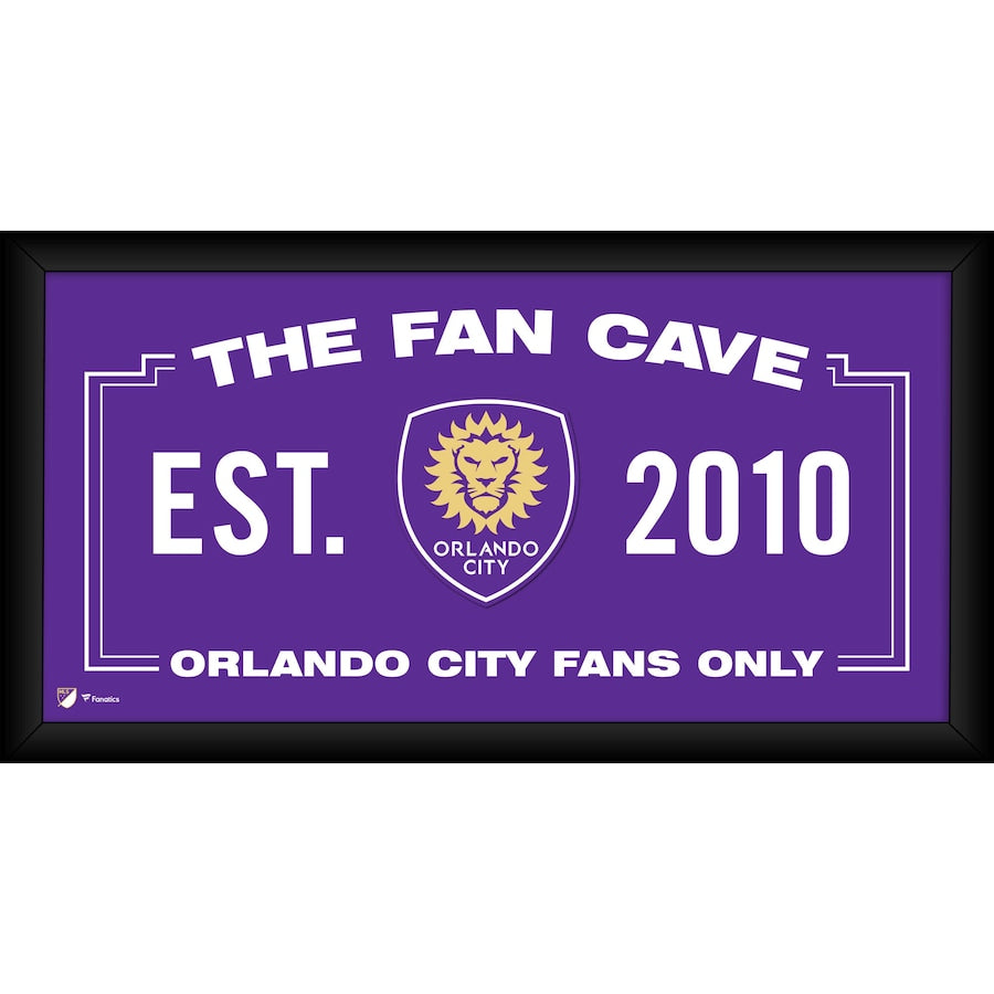 Orlando City SC Framed 10'' x 20'' Fan Cave Collage