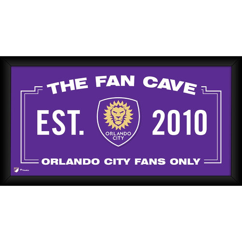 Orlando City SC Framed 10'' x 20'' Fan Cave Collage