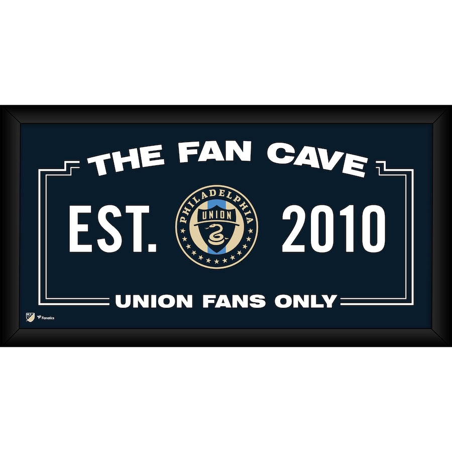 Philadelphia Union Framed 10'' x 20'' Fan Cave Collage