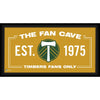Portland Timbers Framed 10'' x 20'' Fan Cave Collage