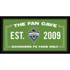 Seattle Sounders FC Framed 10'' x 20'' Fan Cave Collage