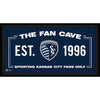 Sporting Kansas City Framed 10'' x 20'' Fan Cave Collage