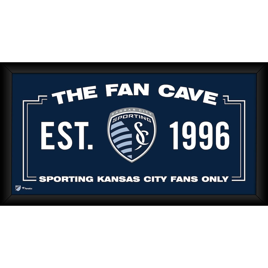 Sporting Kansas City Framed 10'' x 20'' Fan Cave Collage