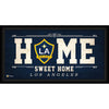 LA Galaxy Framed 10'' x 20'' Home Sweet Home Collage