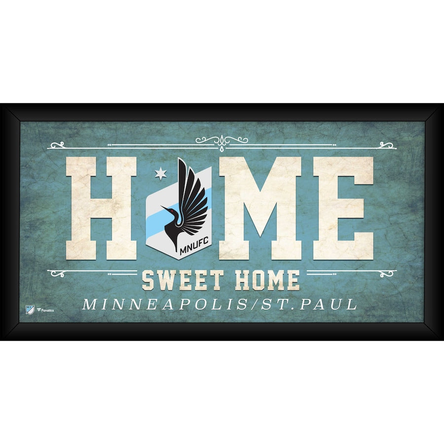 Minnesota United FC Framed 10'' x 20'' Home Sweet Home Collage ...