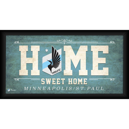 Minnesota United FC Framed 10'' x 20'' Home Sweet Home Collage