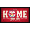 New York Red Bulls Framed 10'' x 20'' Home Sweet Home Collage