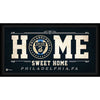 Philadelphia Union Framed 10'' x 20'' Home Sweet Home Collage