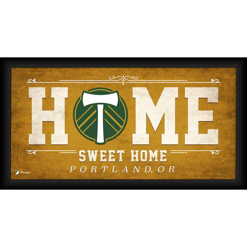 Portland Timbers Framed 10'' x 20'' Home Sweet Home Collage