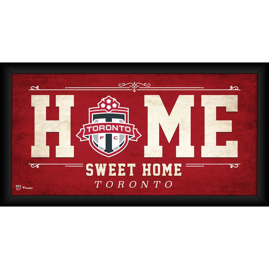 Toronto FC Framed 10'' x 20'' Home Sweet Home Collage