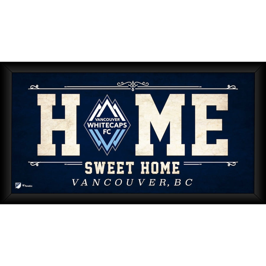 Vancouver Whitecaps FC Framed 10'' x 20'' Home Sweet Home Collage
