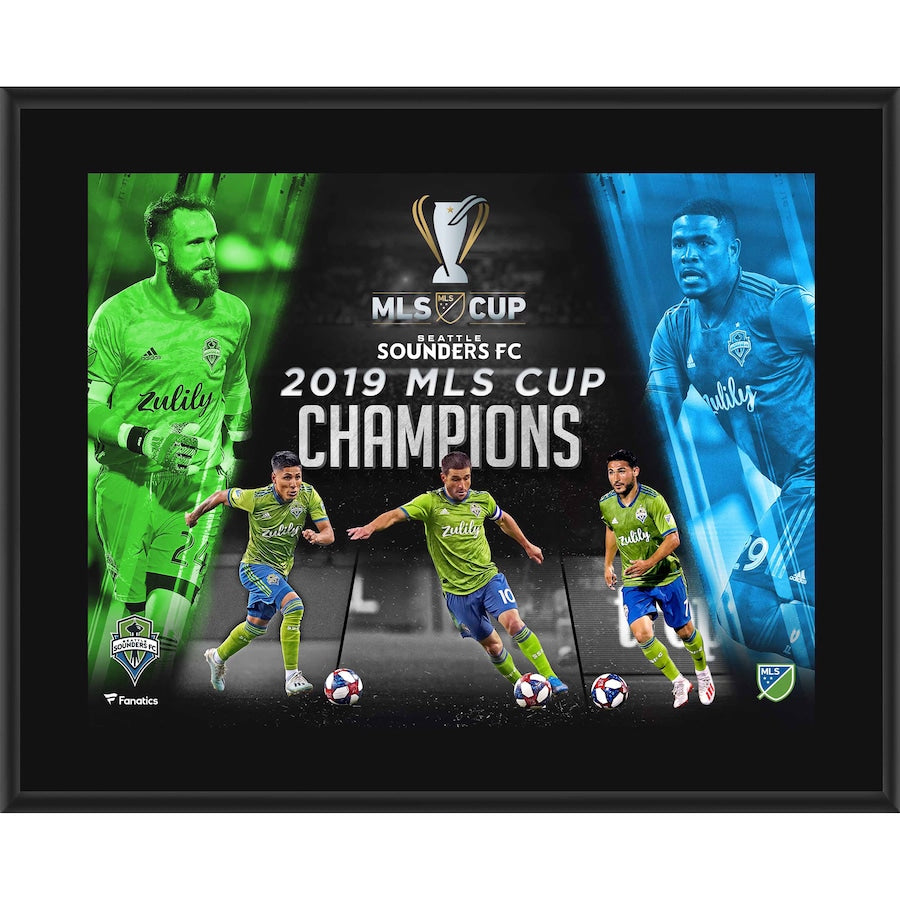 Seattle Sounders FC 10.5'' x 13'' FC 2019 MLS Cup Champions Sublimated Plaque