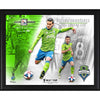 Victor Rodriguez Seattle Sounders FC Framed 16'' x 20'' 2019 MLS Cup Champions MVP Collage with a Piece of Match-Used Ball from the 2019 MLS Cup - Limited Edition of 250