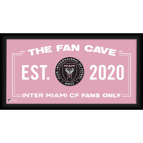 Inter Miami CF Framed 10'' x 20'' Fan Cave Collage