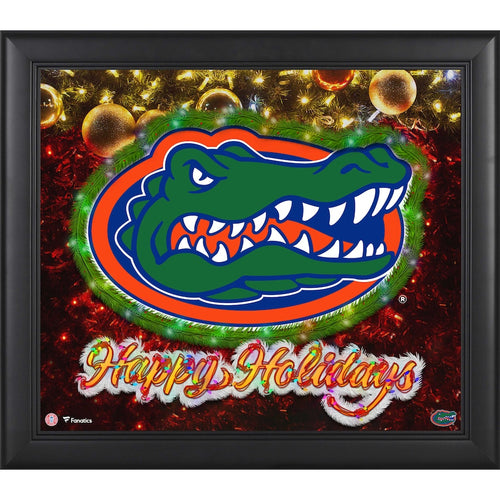 Florida Gators Framed 15'' x 17'' Happy Holidays Collage