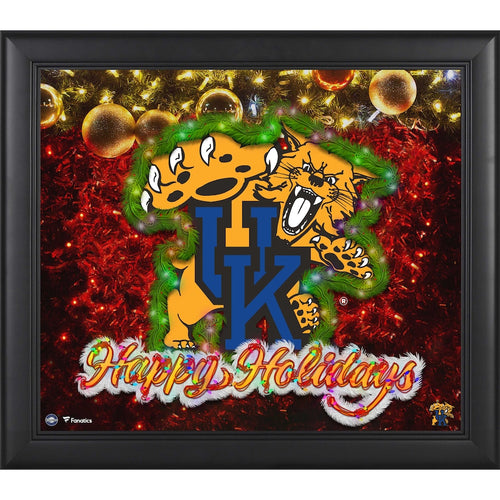Kentucky Wildcats Framed 15'' x 17'' Happy Holidays Collage