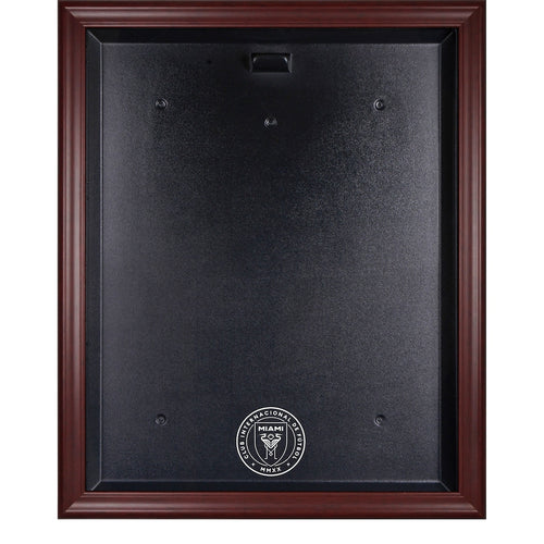 Inter Miami CF Mahogany Framed Team Logo Jersey Display Case