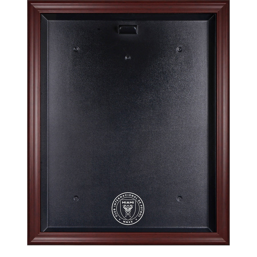 Inter Miami CF Mahogany Framed Team Logo Jersey Display Case