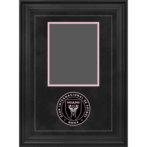Inter Miami CF Deluxe Framed 8'' x 10'' Vertical Photograph with Team Logo