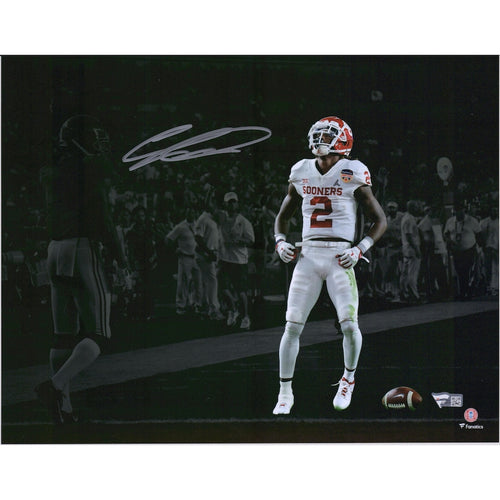 CeeDee Lamb Oklahoma Sooners Autographed 11'' x 14'' Celebration Spotlight Photograph