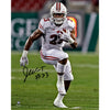 Jonathan Taylor Wisconsin Badgers Autographed 8'' x 10'' High Knee Run Photograph