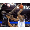 Tacko Fall UCF Knights Unsigned Block on Zion Williamson Photograph