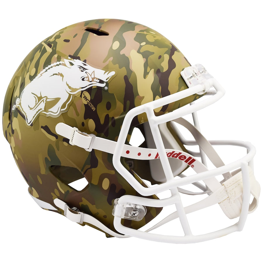 Arkansas Razorbacks Riddell Camo Alternate Speed Replica Helmet