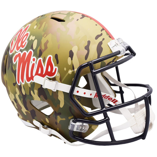 Ole Miss Rebels Riddell Camo Alternate Speed Replica Helmet