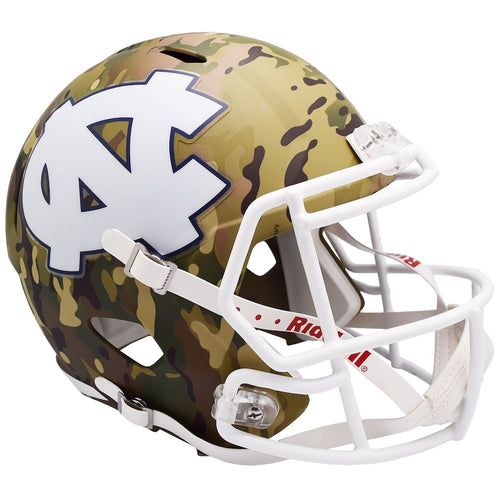 North Carolina Tar Heels Riddell Camo Alternate Speed Replica Helmet