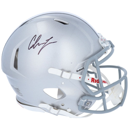 Chase Young Ohio State Buckeyes Autographed Riddell Speed Authentic Helmet