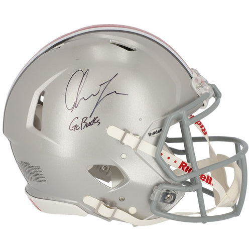 Chase Young Ohio State Buckeyes Autographed Riddell Speed Authentic Helmet with ''Go Bucks'' Inscription