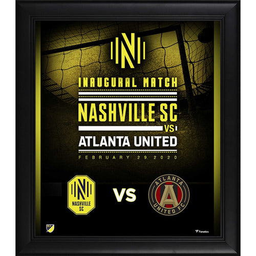 Nashville SC Framed 15'' x 17'' Inaugural Game Collage