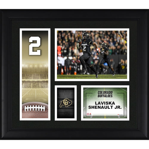 Laviska Shenault Jr. Colorado Buffaloes Framed 15'' x 17'' Player Core Collage