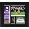 Justin Jefferson LSU Tigers Framed 15'' x 17'' Player Core Collage
